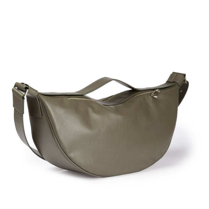 Micol Banana in vitello liscio con tracolla regolabile