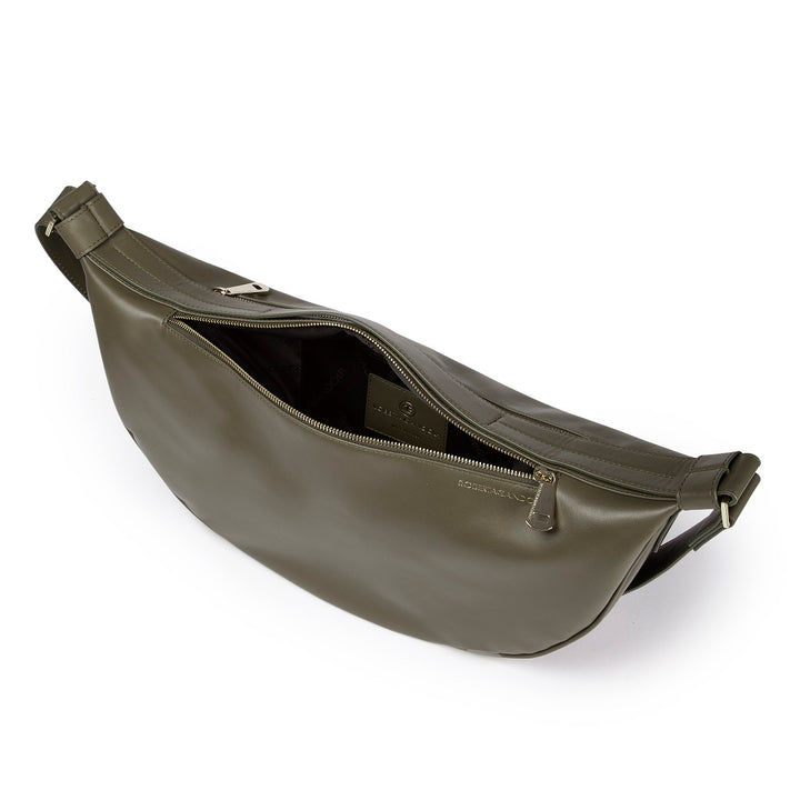 Micol Banana in vitello liscio con tracolla regolabile