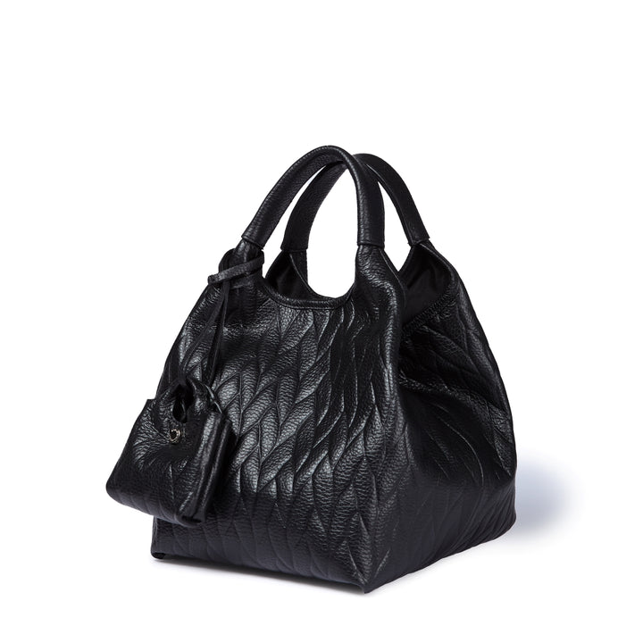 Joy Alina 5 in 1 borsa in pelle trasformabile con tracolla staccabile e charms porta AirPods