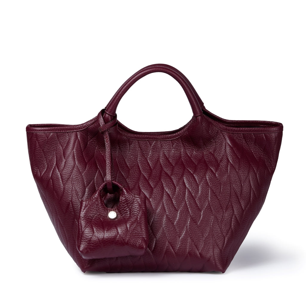 Joy Alina 5 in 1 borsa in pelle trasformabile con tracolla staccabile e charms porta AirPods