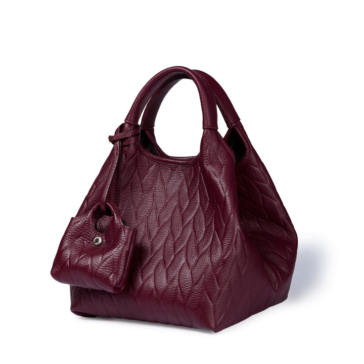 Joy Alina 5 in 1 borsa in pelle trasformabile con tracolla staccabile e charms porta AirPods