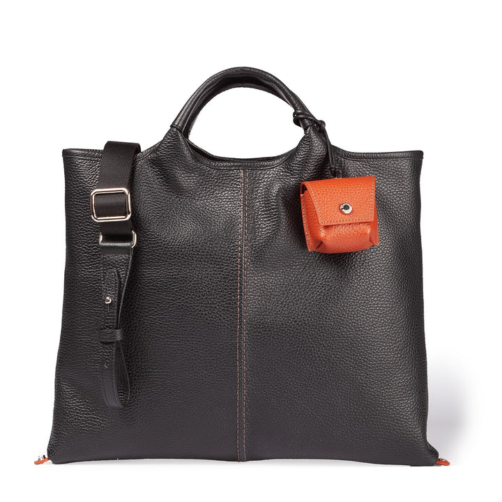 Joy Pelle 5 in 1 borsa in pelle trasformabile con tracolla staccabile