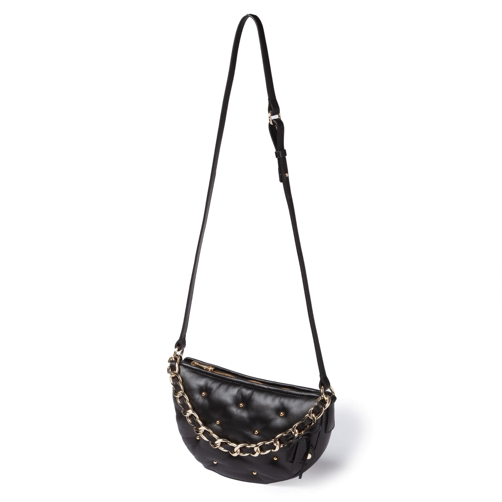 Marika baguette in soft nappa with transforming shoulder strap
