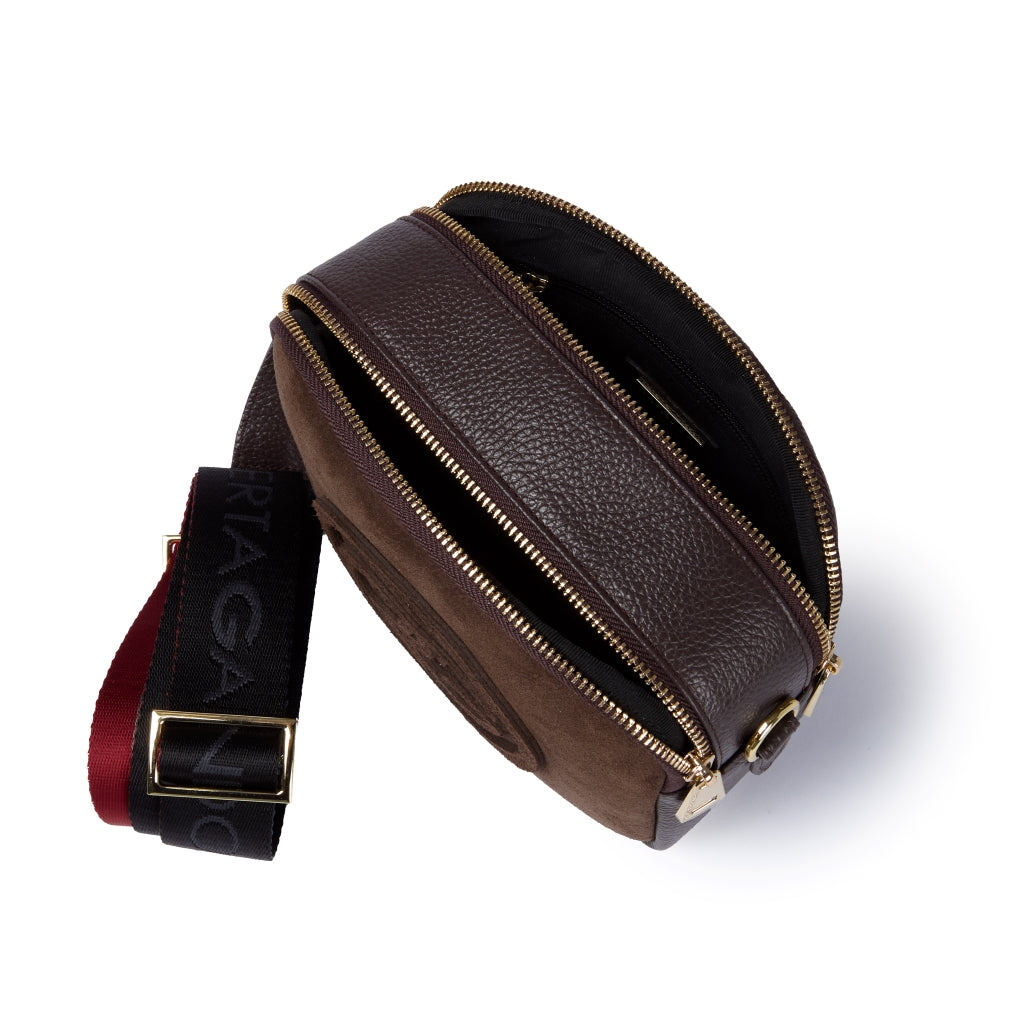 Grace woven elongated bag in braided calfskin