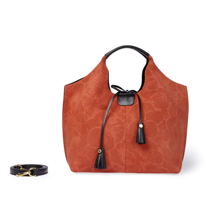 Grace woven elongated bag in braided calfskin