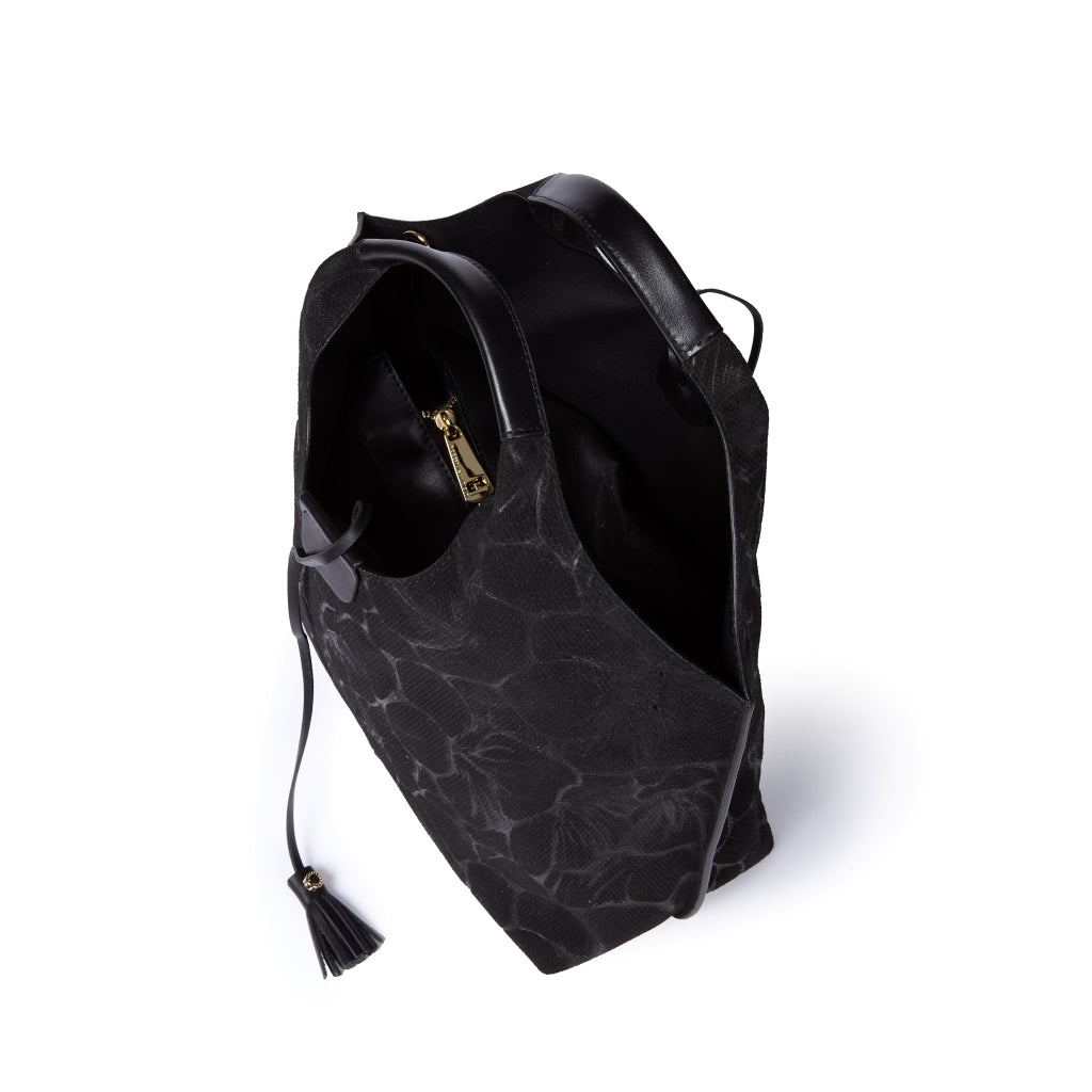 Grace woven elongated bag in braided calfskin