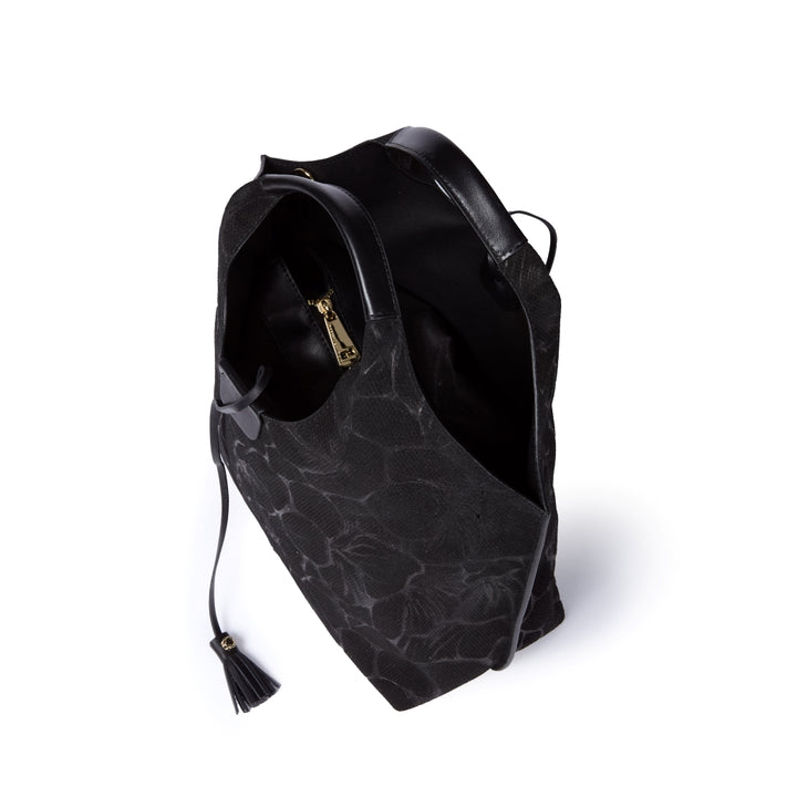 Grace woven elongated bag in braided calfskin