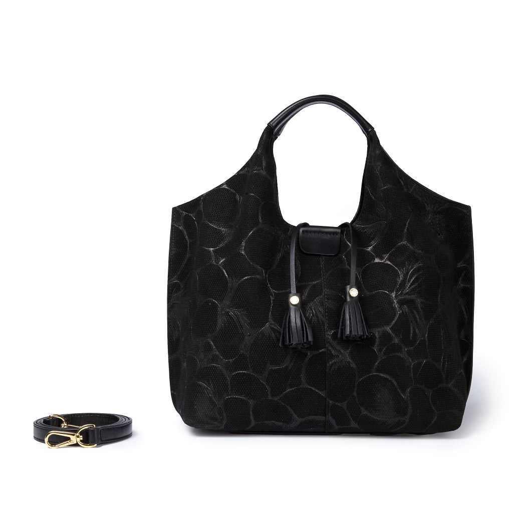 Grace woven elongated bag in braided calfskin