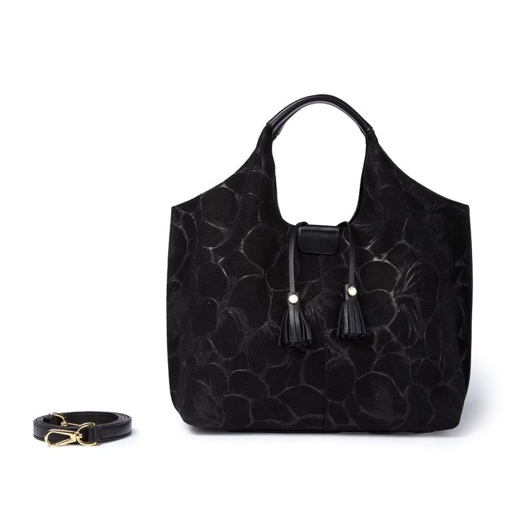 Grace woven elongated bag in braided calfskin