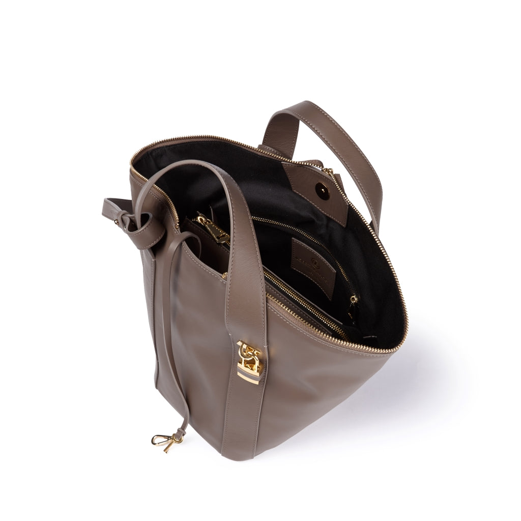 Holly small Borsa in vitello morbido 3 in 1 – trasformabile, elegante, funzionale