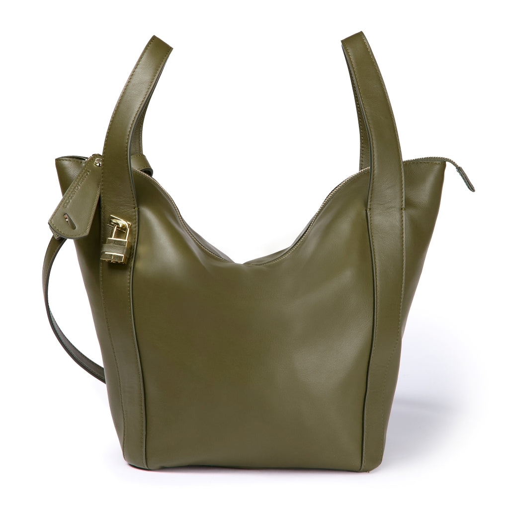 Holly Large Borsa in vitello morbido 3 in 1 – trasformabile, elegante, funzionale