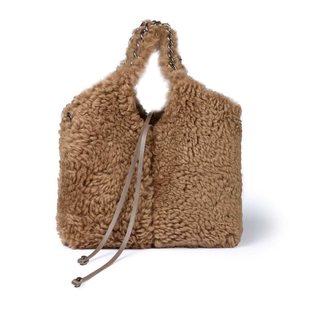 Grace woven elongated bag in braided calfskin