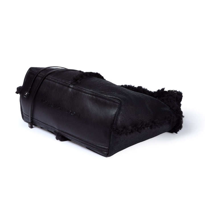 Grace woven elongated bag in braided calfskin