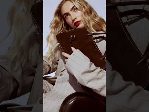 Grace woven elongated bag in braided calfskin