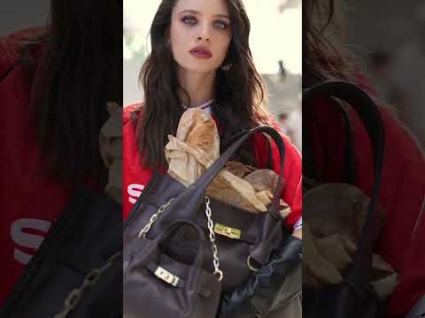 Sveva Mini – Borsa a mano in pelle liscia con spallaccio estensibile