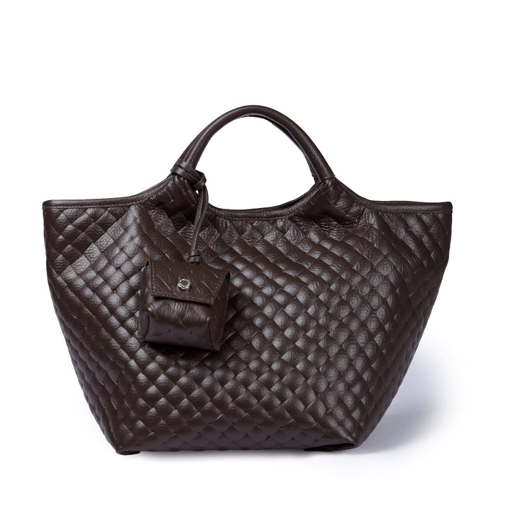 Joy Woven 5 in 1 borsa in pelle trasformabile con tracolla staccabile e charms porta AirPods