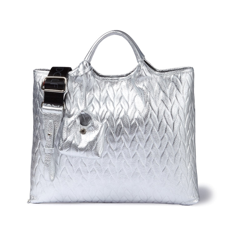 Joy Alina 5 in 1 borsa in pelle trasformabile con tracolla staccabile e charms porta AirPods