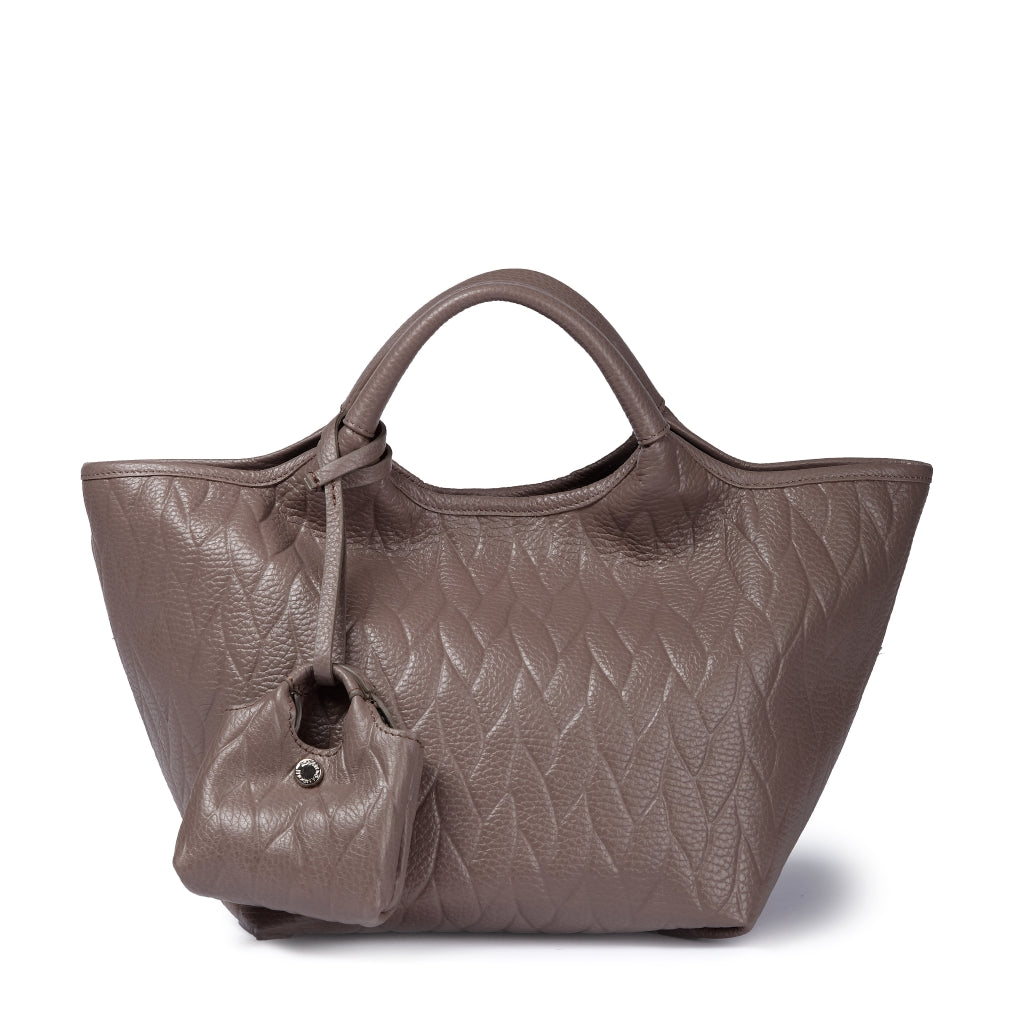 Joy Alina 5 in 1 borsa in pelle trasformabile con tracolla staccabile e charms porta AirPods