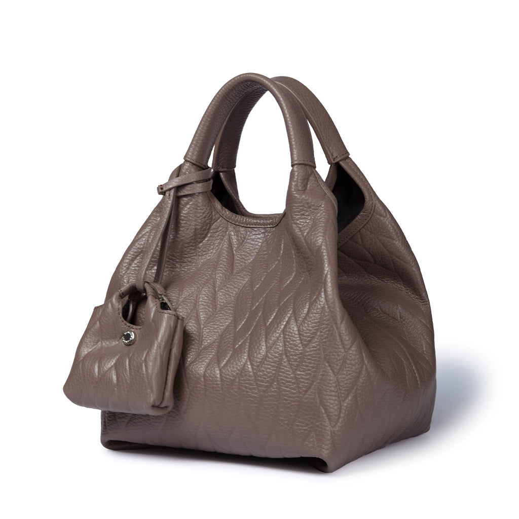 Joy Alina 5 in 1 borsa in pelle trasformabile con tracolla staccabile e charms porta AirPods