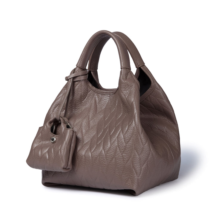 Joy Alina 5 in 1 borsa in pelle trasformabile con tracolla staccabile e charms porta AirPods