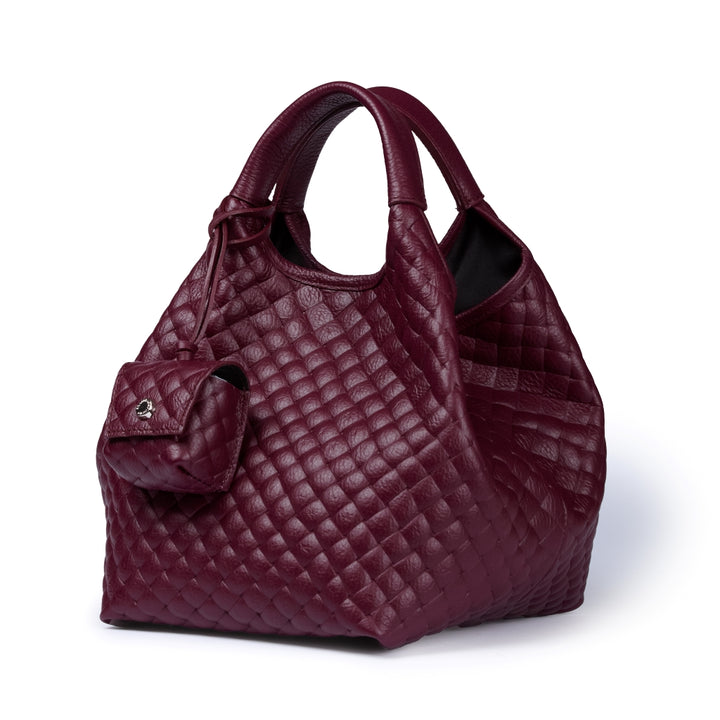 Joy Woven 5 in 1 borsa in pelle trasformabile con tracolla staccabile e charms porta AirPods