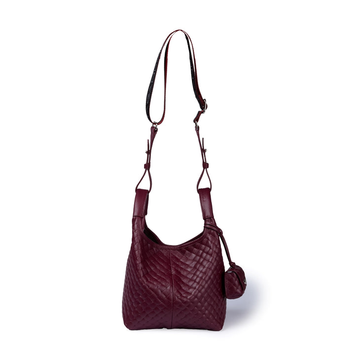 Joy Woven 5 in 1 borsa in pelle trasformabile con tracolla staccabile e charms porta AirPods