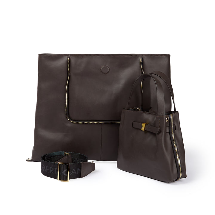 Joy 2.0 Smooth – Borsa Trasformabile in Vitello Liscio con Mini Bag Removibile