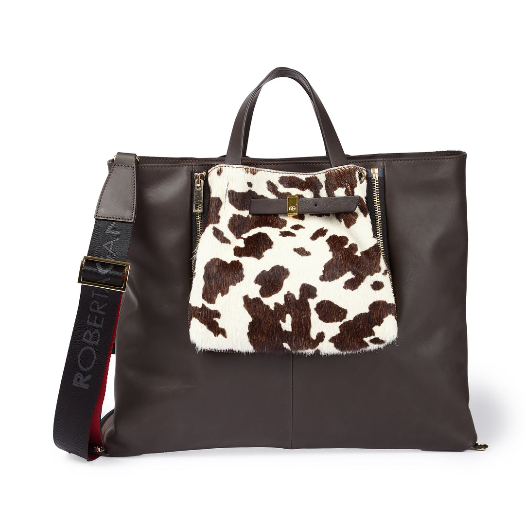 Joy 2.0 Pony – Borsa Trasformabile in Vitello Liscio e Cavallino con Mini Bag Removibile