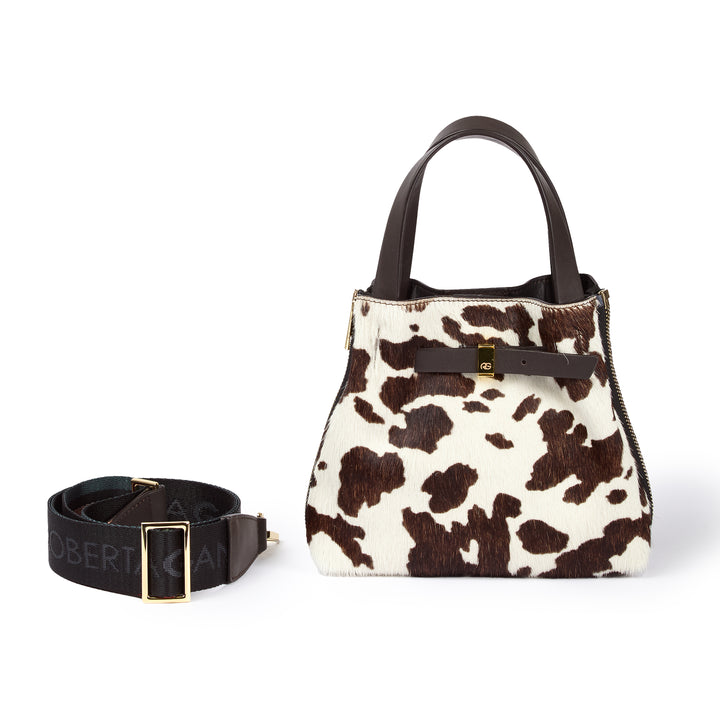 Joy 2.0 Pony – Borsa Trasformabile in Vitello Liscio e Cavallino con Mini Bag Removibile