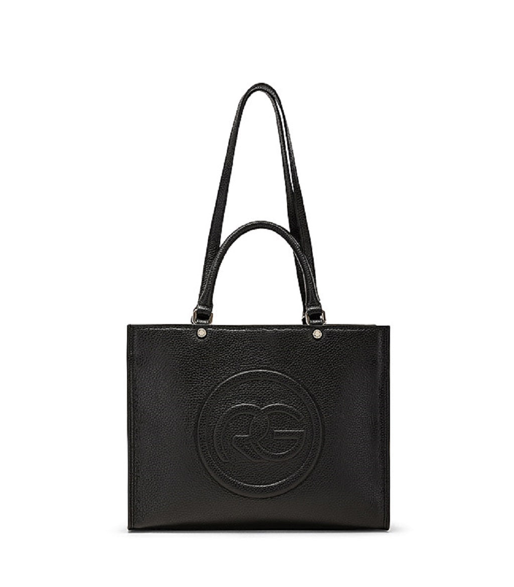 Roberta Pelle medium Borsa a mano in pelle con doppi spallacci per essere portata a spalla  e tramezza