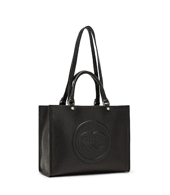 Roberta Pelle medium Borsa a mano in pelle con doppi spallacci per essere portata a spalla  e tramezza
