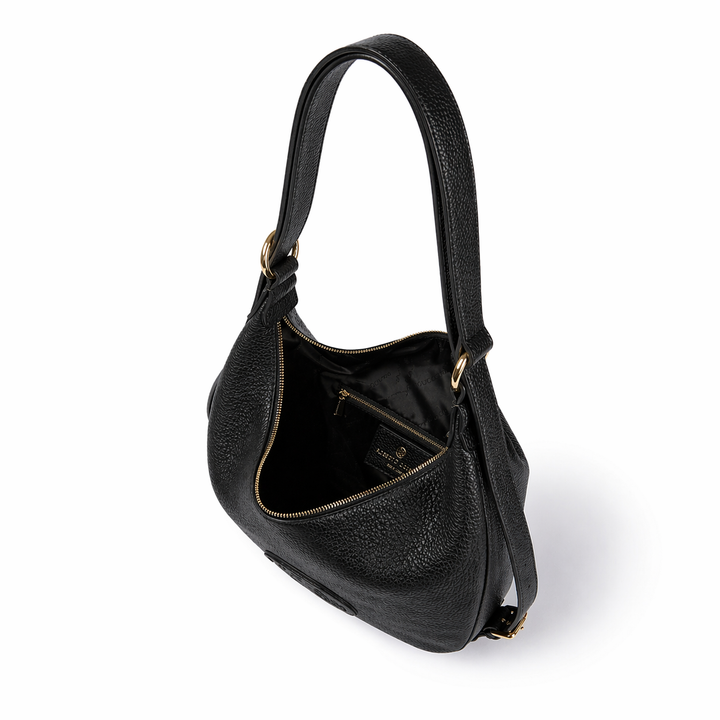 Roberta Sacca-Zaino – Borsa Trasformabile in Pelle di Vitello Martellata con Logo 3D