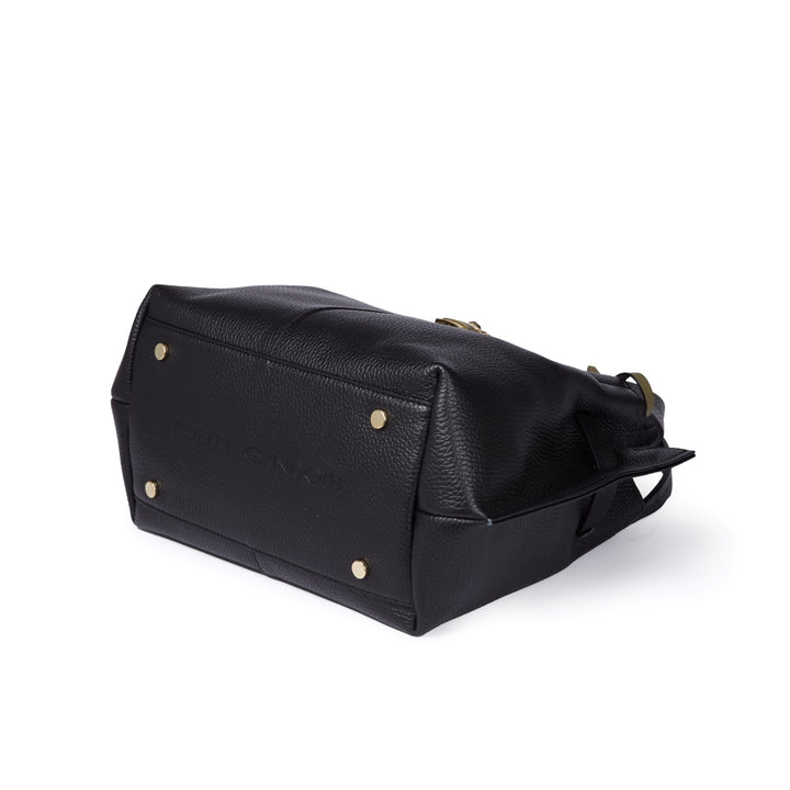 Giorgia handbag borsa in pelle con tracolla logata staccabile e regolabile