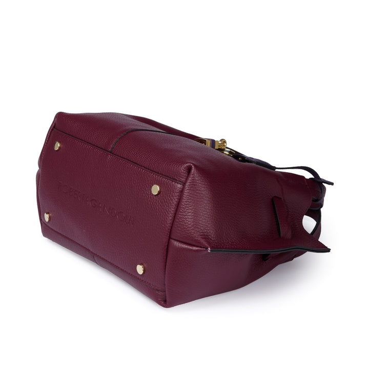 Giorgia handbag borsa in pelle con tracolla logata staccabile e regolabile