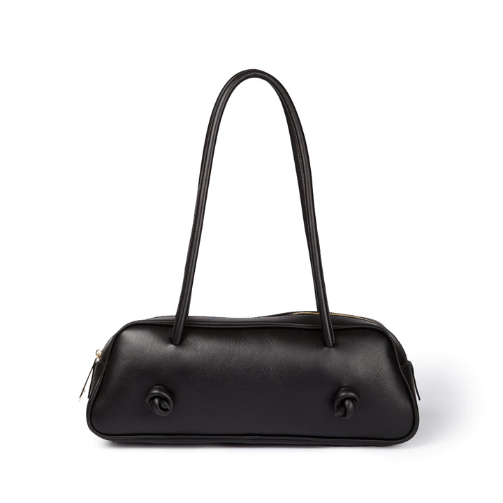 Grace woven elongated bag in braided calfskin