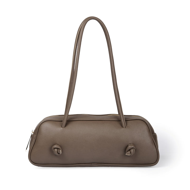 Grace woven elongated bag in braided calfskin