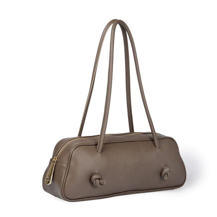 Grace woven elongated bag in braided calfskin