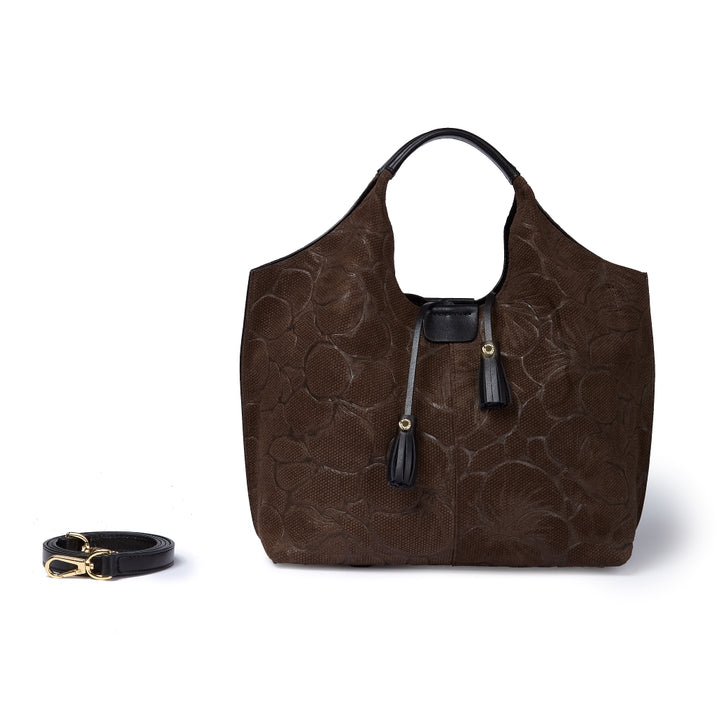 Grace woven elongated bag in braided calfskin