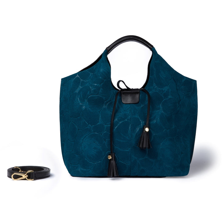 Grace woven elongated bag in braided calfskin