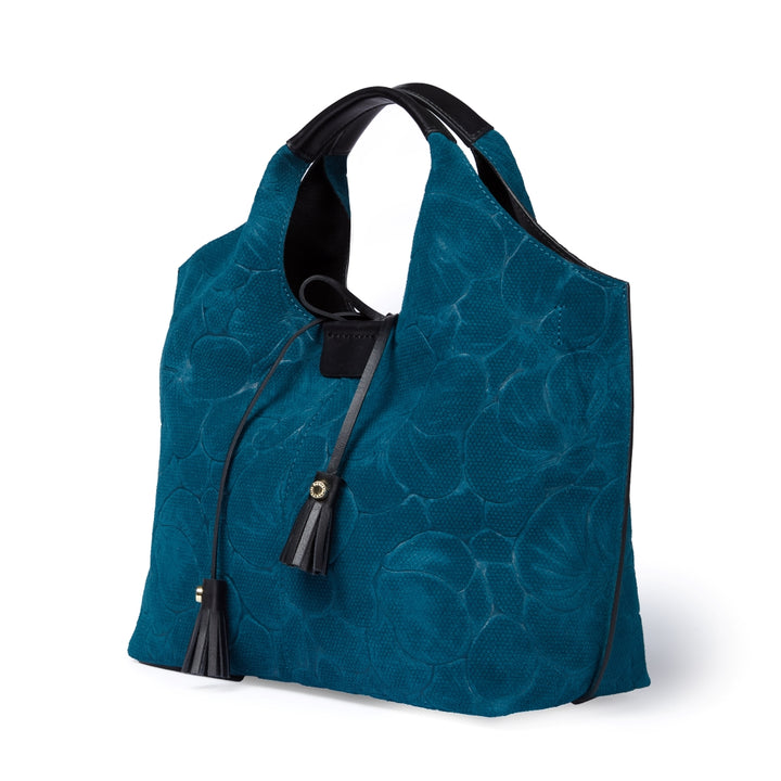 Grace woven elongated bag in braided calfskin