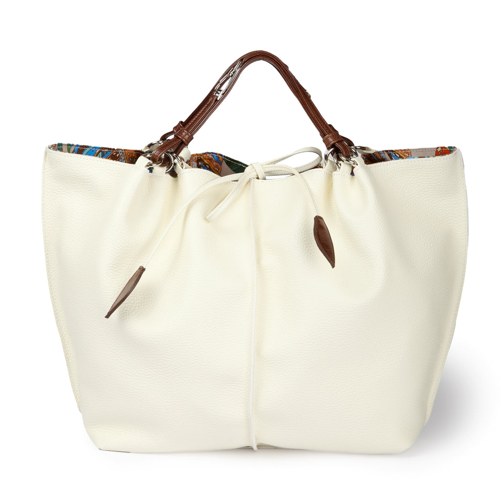 Margherita Large borsa in pelle reversibile