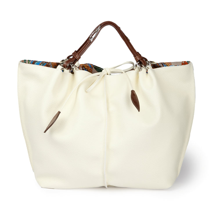 Margherita Large borsa in pelle reversibile
