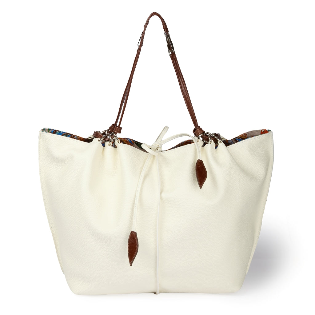 Margherita Large borsa in pelle reversibile