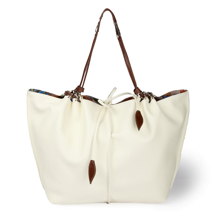 Margherita Large borsa in pelle reversibile