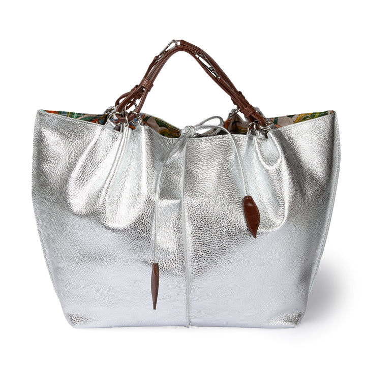 Margherita Large reversible leather handbag