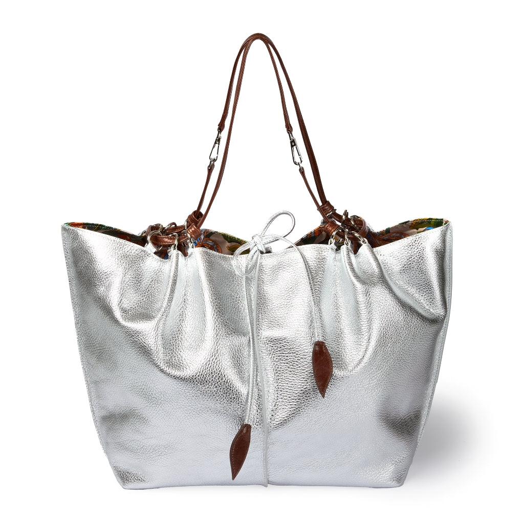 Margherita Large reversible leather handbag