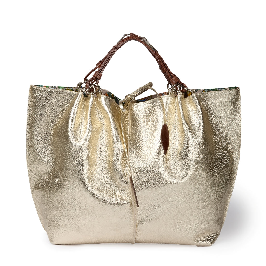 Margherita Large reversible leather handbag