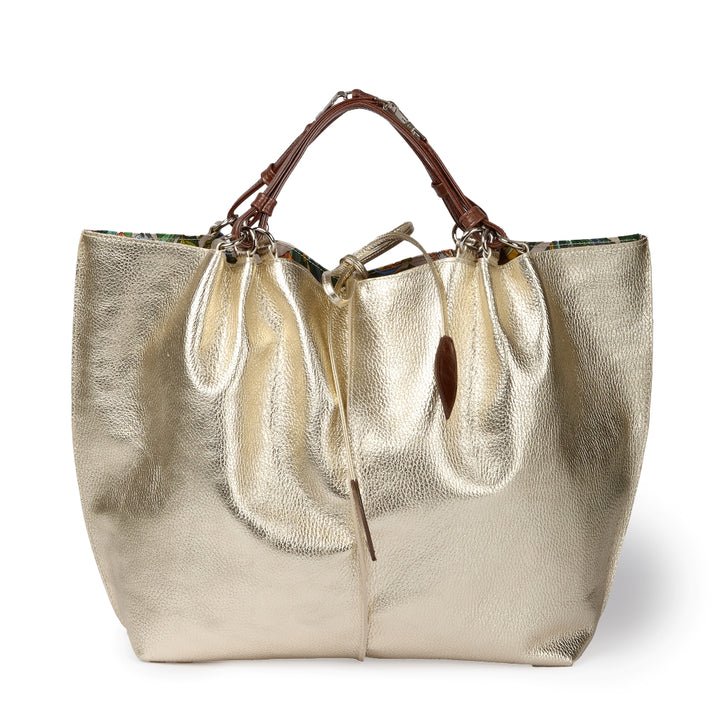 Margherita Large reversible leather handbag