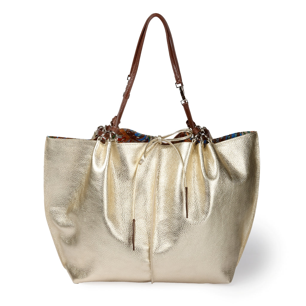 Margherita Large reversible leather handbag