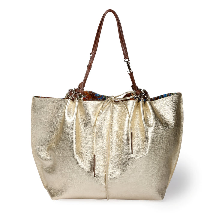 Margherita Large reversible leather handbag